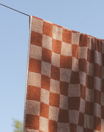 Bathhouse Check Organic Towel Set